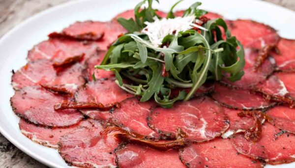 Carpaccio di controfiletto di vacca
