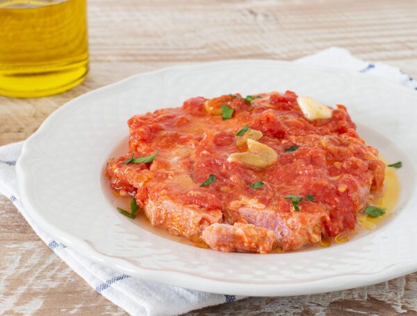 Filetto di tonno alla pizzaiola