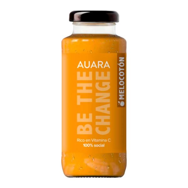 Zumo AUARA melocotón botella 20 cl.