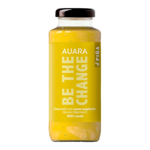 Zumo AUARA piña botella 20 cl.