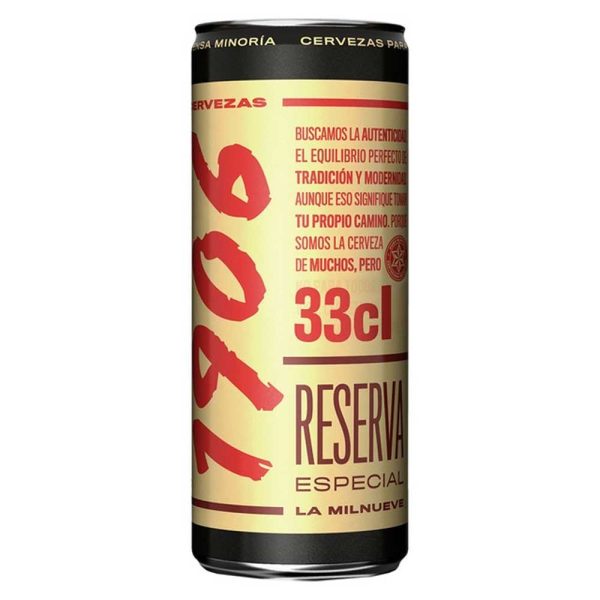 Cerveza 1906 lata 33 cl.