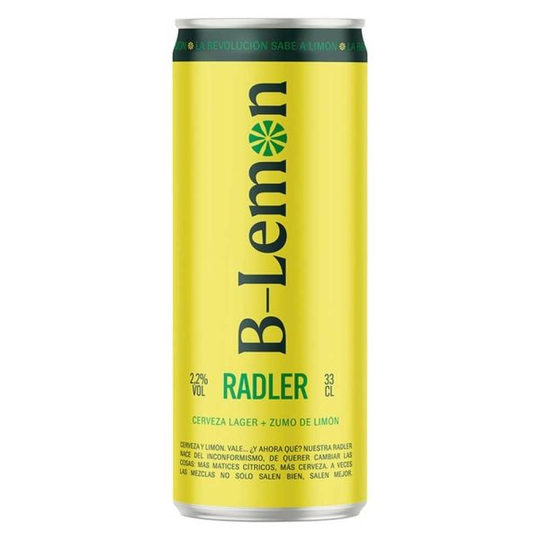 Cerveza Radler B-Lemon lata 33 cl.